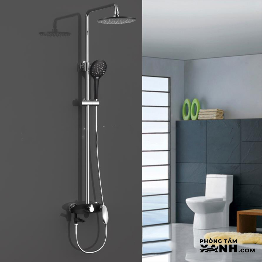 Sen Cây Tắm Đứng Đồng Thau Mạ Crome SC-9254
