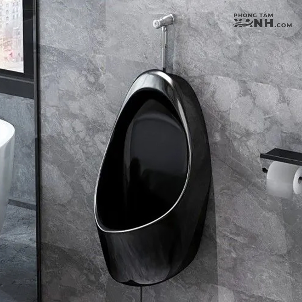 Bồn Tiểu Nam Treo Tường Màu Đen ST-370XT