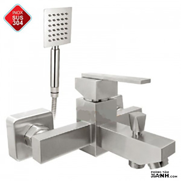 Củ Sen Tắm Nóng Lạnh Inox 304 Vuông ST-8015