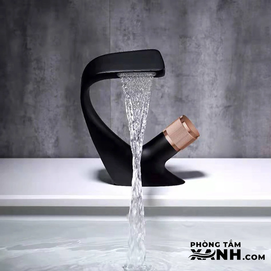 Vòi Lavabo Nóng Lạnh Đồng Thau Mạ Crome VR-5241