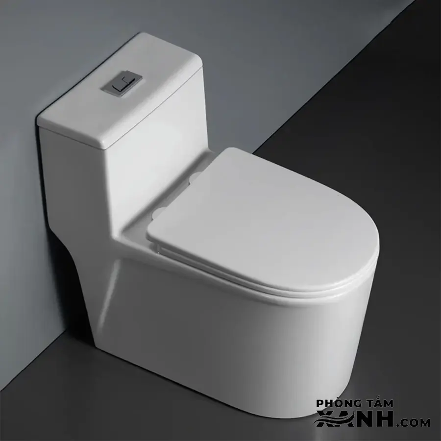 Bồn Cầu 1 Khối Thân Lùn BC-839