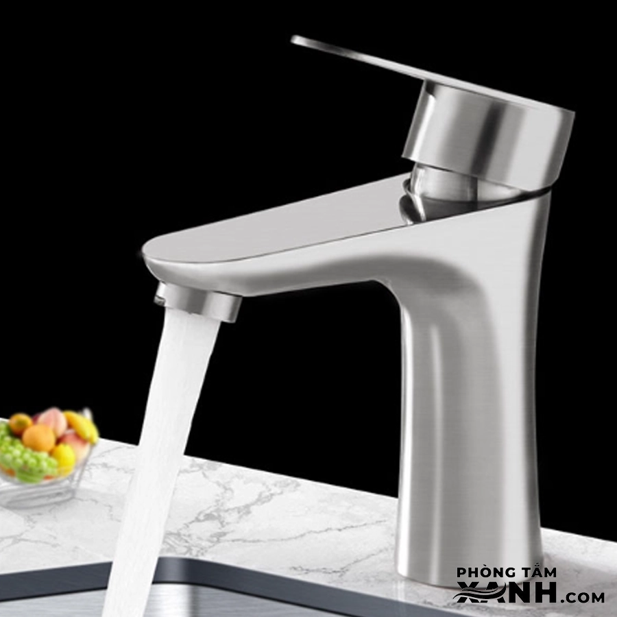 Vòi Lavabo Rửa Mặt Nóng Lạnh Inox 304 VLNL-5222